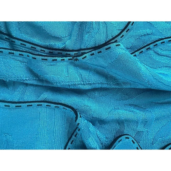 Ming Wang Women's Long Sleeve  Blue Collared Sweater Blazer Size XS Open Front - Picture 16 of 16